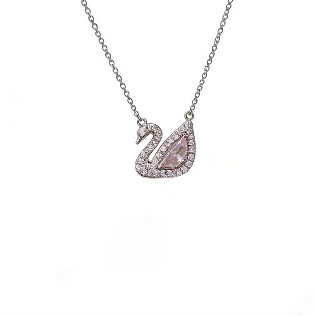 Pink Zircon Link Bracelet – Sparkling Stainless Steel Statement Bracelet